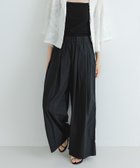 【アーバンリサーチ/URBAN RESEARCH】の『撥水/UVカット/接触冷感/イージーケア』『UR TECH』ギャザーワイドパンツ BLACK|ID: prp329100004530120 ipo3291000000032382793