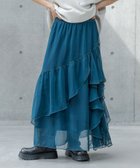 【ページボーイ/PAGEBOY】のステッチフリルスカート グリーン77|ID: prp329100004530123 ipo3291000000032365978