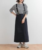 【アーバンリサーチ ドアーズ/URBAN RESEARCH DOORS】のサスペンダートラペーズスカート NAVY|ID: prp329100004530153 ipo3291000000032357344