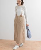 【アーバンリサーチ ドアーズ/URBAN RESEARCH DOORS】のサスペンダートラペーズスカート BEIGE|ID: prp329100004530153 ipo3291000000032357346