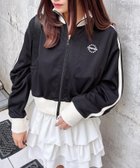 【イング/INGNI】のINGNI/サイドライン胸ロゴトラックジャージ クロ/オフホワイト|ID: prp329100004530160 ipo3291000000032028260