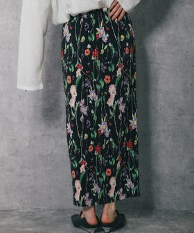 【スマイルオーキッド/SMILE ORCHID】の花柄プリーツロングスカート 人気、トレンドファッション・服の通販 founy(ファニー) ファッション Fashion レディースファッション WOMEN スカート Skirt ロングスカート Long Skirt シンプル Simple フラワー Flower プリント Print プリーツ Pleats |ID:prp329100004530198