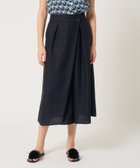 【アナイ/ANAYI】のドライスラブアシメラップパンツ navy|ID: prp329100004530199 ipo3291000000032028429