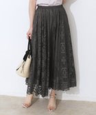【クチュール ブローチ/Couture Brooch】の【上品・通勤】サークルレーススカート 人気、トレンドファッション・服の通販 founy(ファニー) ファッション Fashion レディースファッション WOMEN スカート Skirt フレアースカート Flared Skirt ポケット Pocket ラッセル Russell レース Race エレガント 上品 Elegant 夏 Summer 楽ちん Easy ビジネス 仕事 通勤 Business thumbnail チャコールグレー|ID: prp329100004530202 ipo3291000000032028438