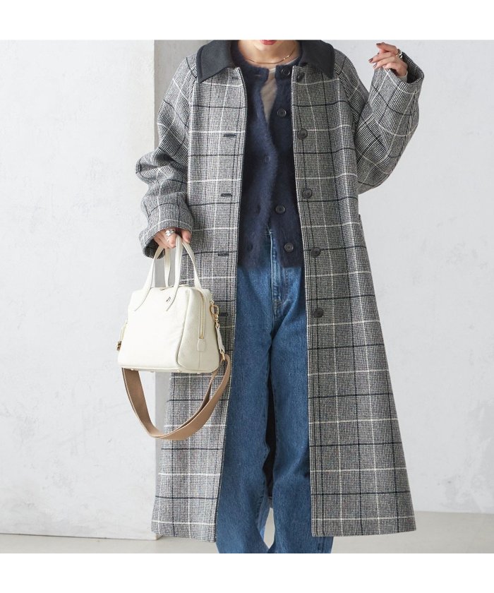 【シップス フォー ウィメン/SHIPS】のLA TORRE チェック ステンカラー コート インテリア・キッズ・メンズ・レディースファッション・服の通販 founy(ファニー) https://founy.com/ ファッション Fashion レディースファッション WOMEN アウター Coat Outerwear コート Coats イタリア Italy スタンド Stand スリーブ Sleeve ダブル Double チェック Check フェイス Face フォルム Form フラップ Flap マニッシュ Mannish ミドル Middle 無地 Plain Color ロング Long おすすめ Recommend |ID: prp329100004530219 ipo3291000000032028509