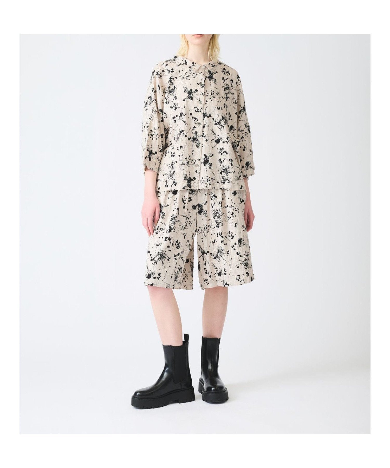 【マーコート/MARcourt】のmizuiro ind レーヨンリネンプリントショートパンツ 人気、トレンドファッション・服の通販 founy(ファニー) 　ファッション　Fashion　レディースファッション　WOMEN　パンツ　Pants　ハーフ / ショートパンツ　Short Pants　パープル　Purple　プリント　Print　ポケット　Pocket　モダン　Modern　ルーズ　Loose　ワイド　Wide　夏　Summer　 other-1|ID: prp329100004530223 ipo3291000000032028518