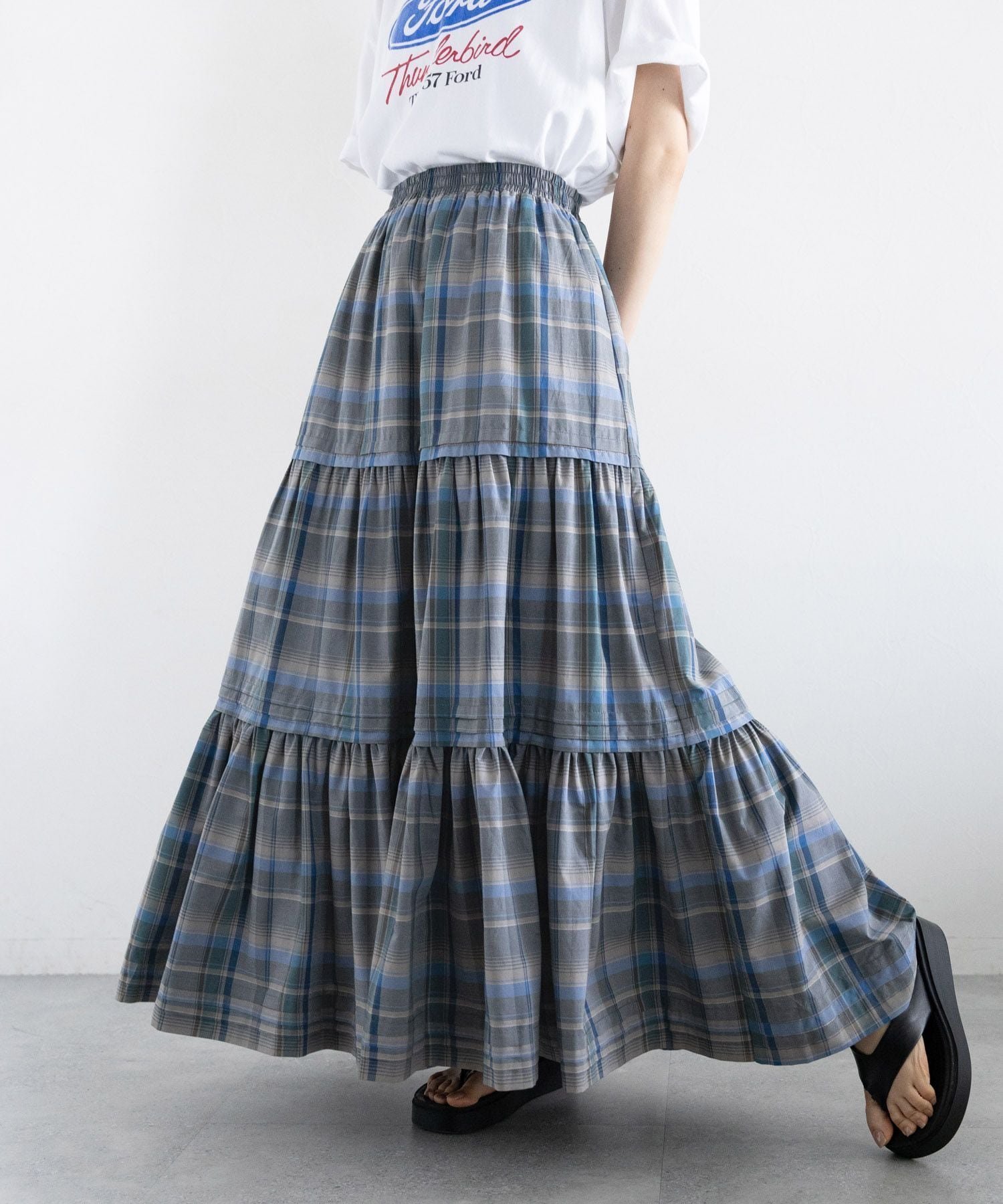 【レイジブルー/RAGEBLUE】の【WOMENS】コットンレースロングスカート インテリア・キッズ・メンズ・レディースファッション・服の通販 founy(ファニー) 　ファッション　Fashion　レディースファッション　Fashion for Women　スカート　Skirts　ロングスカート　Long Skirts / Maxi & Midi Skirts　アクセサリー　Fashion Accessories　カーディガン　Cardigan, Knitwear　キャップ　Cap, Baseball Cap　コンパクト　Compact, Small Size　シンプル　Simple, Minimal　スカラップ　Scallop, Scalloped Edge　スカーフ　Scarf, Neckwear　スニーカー　Sneakers, Trainers　スラックス　Slacks, Dress Pants　チェック　Check, Plaid, Tartan　デニム　Denim, Jeans Material　トレンド　Trend, Trending Now　定番　Standard, Basic Item　フレア　Flare, Flared　ベーシック　Basic, Essential　モノトーン　Monotone, Black and White　ロング　Long, Long-Length　おすすめ　Recommended / Our Picks　エレガント 上品　Elegant　【新デザイン】ブルーチェック83|ID: prp329100004530242 ipo3291000000032737504