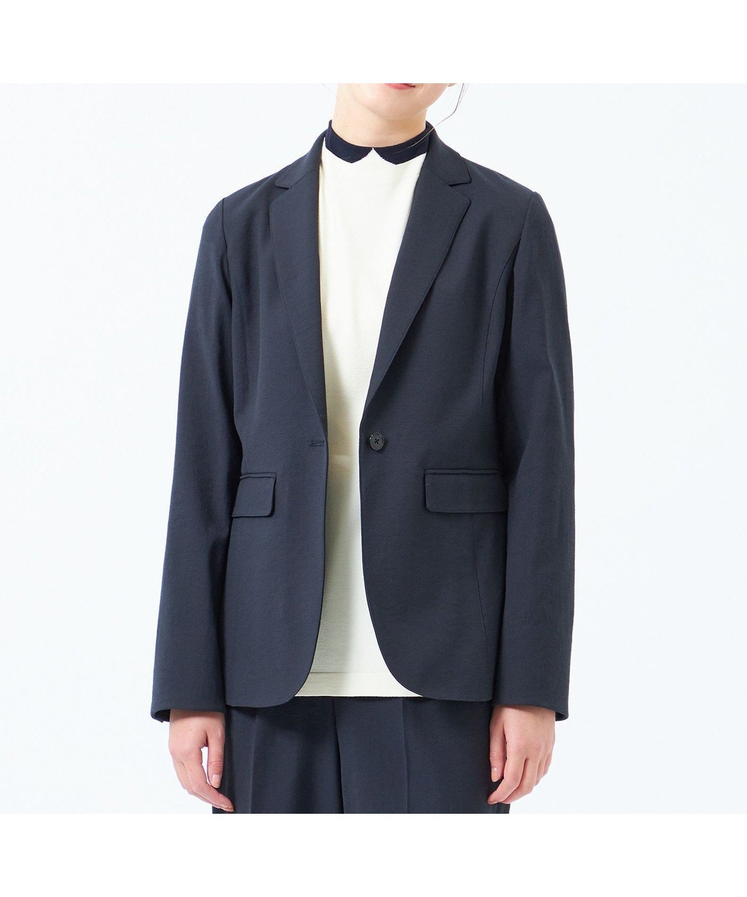 【マッキントッシュ フィロソフィー/MACKINTOSH PHILOSOPHY】の【2025年春夏モデル】DRY OXFORD テーラードジャケット インテリア・キッズ・メンズ・レディースファッション・服の通販 founy(ファニー) 　ファッション　Fashion　レディースファッション　WOMEN　アウター　Coat Outerwear　ジャケット　Jackets　テーラードジャケット　Tailored Jackets　おすすめ　Recommend　ウォッシャブル　Washable　オックス　Ox　ジャケット　Jacket　セットアップ　Set Up　テーラード　Tailored　バランス　Balance　ビジネス 仕事 通勤　Business　ファブリック　Fabric　ワイド　Wide　吸水　Water Absorption　夏　Summer　定番　Standard　春　Spring　S/S・春夏　Ss・Spring/Summer　秋　Autumn/Fall　ネイビー|ID: prp329100004530252 ipo3291000000032361726