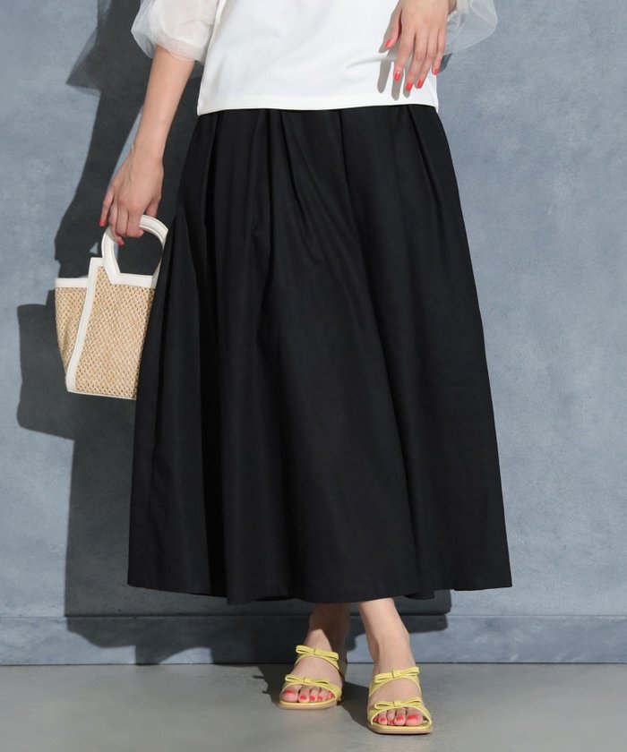 【その他のブランド/Other】の麻混 フレアスカート インテリア・キッズ・メンズ・レディースファッション・服の通販 founy(ファニー) https://founy.com/ ファッション Fashion レディースファッション WOMEN スカート Skirt Aライン/フレアスカート Flared A-Line Skirts 春 Spring カットソー Cut And Sew キャップ Cap ストレート Straight バランス Balance フィット Fit フェミニン Feminine フレア Flare プレーン Plane ポケット Pocket ロング Long S/S・春夏 Ss・Spring/Summer おすすめ Recommend 夏 Summer |ID: prp329100004530270 ipo3291000000032028701