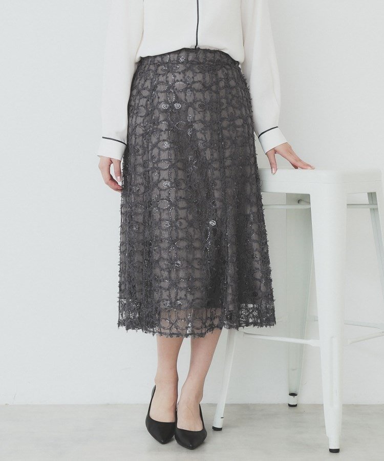 【インデックス/INDEX】のフラワーレース刺繍マーメイドスカート【洗濯機洗い可】 人気、トレンドファッション・服の通販 founy(ファニー) 　ファッション　Fashion　レディースファッション　WOMEN　スカート　Skirt　スパンコール　Sequins　フィット　Fit　フラワー　Flower　マーメイド　Mermaid　レース　Race　 other-1|ID: prp329100004530275 ipo3291000000032315636
