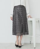 【インデックス/INDEX】のフラワーレース刺繍マーメイドスカート【洗濯機洗い可】 人気、トレンドファッション・服の通販 founy(ファニー) ファッション Fashion レディースファッション WOMEN スカート Skirt スパンコール Sequins フィット Fit フラワー Flower マーメイド Mermaid レース Race thumbnail チャコールグレー|ID: prp329100004530275 ipo3291000000032315637