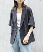 【センスオブプレイス/SENSE OF PLACE by URBAN RESEARCH】の『UR TECH DRYLUXE』リネンライクジャケット CHARCOAL|ID: prp329100004530288 ipo3291000000032028778