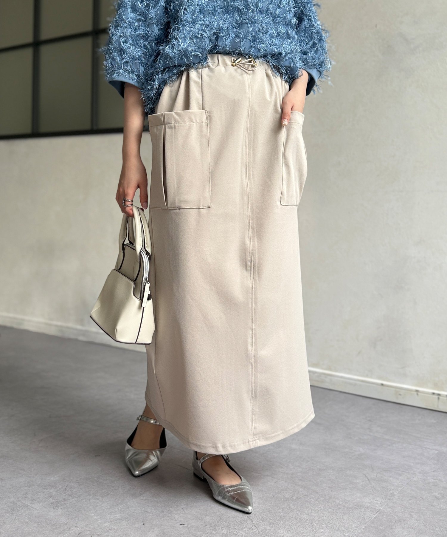 【シェトワ/Chez toi】の360度ストレッチナロースカート インテリア・キッズ・メンズ・レディースファッション・服の通販 founy(ファニー) 　ファッション　Fashion　レディースファッション　WOMEN　スカート　Skirt　サマー　Summer　ショート　Short　シンプル　Simple　ストレッチ　Stretch　タンク　Tank　トレンド　Trend　バランス　Balance　リラックス　Relax　プチプライス・低価格　Affordable　おすすめ　Recommend　エレガント 上品　Elegant　グレージュ|ID: prp329100004530313 ipo3291000000032236867
