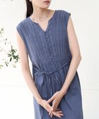 【バブ ブージュルード/Bab Bou Jeloud】の【低身長向けサイズあり】パネル刺繍ノースリワンピース D.BLUE|ID: prp329100004530317 ipo3291000000033069464