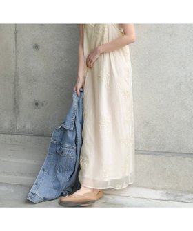 【バブ ブージュルード/Bab Bou Jeloud】の【低身長向けサイズあり】シアー刺繍キャミワンピース 人気、トレンドファッション・服の通販 founy(ファニー) ファッション Fashion レディースファッション WOMEN ワンピース Dress キャミワンピース No Sleeve Dresses インナー Inner カーディガン Cardigan キャミソール Camisole キャミワンピース Cami Dress クロップド Cropped シアー Sheer スリット Slit タンク Tank バランス Balance リボン Ribbon レース Race エレガント 上品 Elegant |ID:prp329100004530320