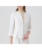 【アナイ/ANAYI】の【セットアップ対応商品】バスケットツイードペプラム ジャケット white|ID: prp329100004530321 ipo3291000000032028909
