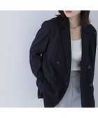 【ナチュラル ビューティー ベーシック/NATURAL BEAUTY BASIC】のライトボクシーダブルジャケット 人気、トレンドファッション・服の通販 founy(ファニー) ファッション Fashion レディースファッション Ladies' Fashion Online アウター Coat Outerwear ジャケット Jackets thumbnail ネイビー|ID: prp329100004530332 ipo3291000000032382530