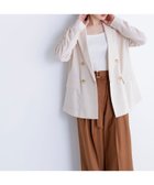 【ナチュラル ビューティー ベーシック/NATURAL BEAUTY BASIC】のライトボクシーダブルジャケット 人気、トレンドファッション・服の通販 founy(ファニー) ファッション Fashion レディースファッション Fashion for Women アウター Coat / Outerwear Collection レディースジャケット・軽アウター Jackets thumbnail ライトベージュ|ID: prp329100004530332 ipo3291000000033834515