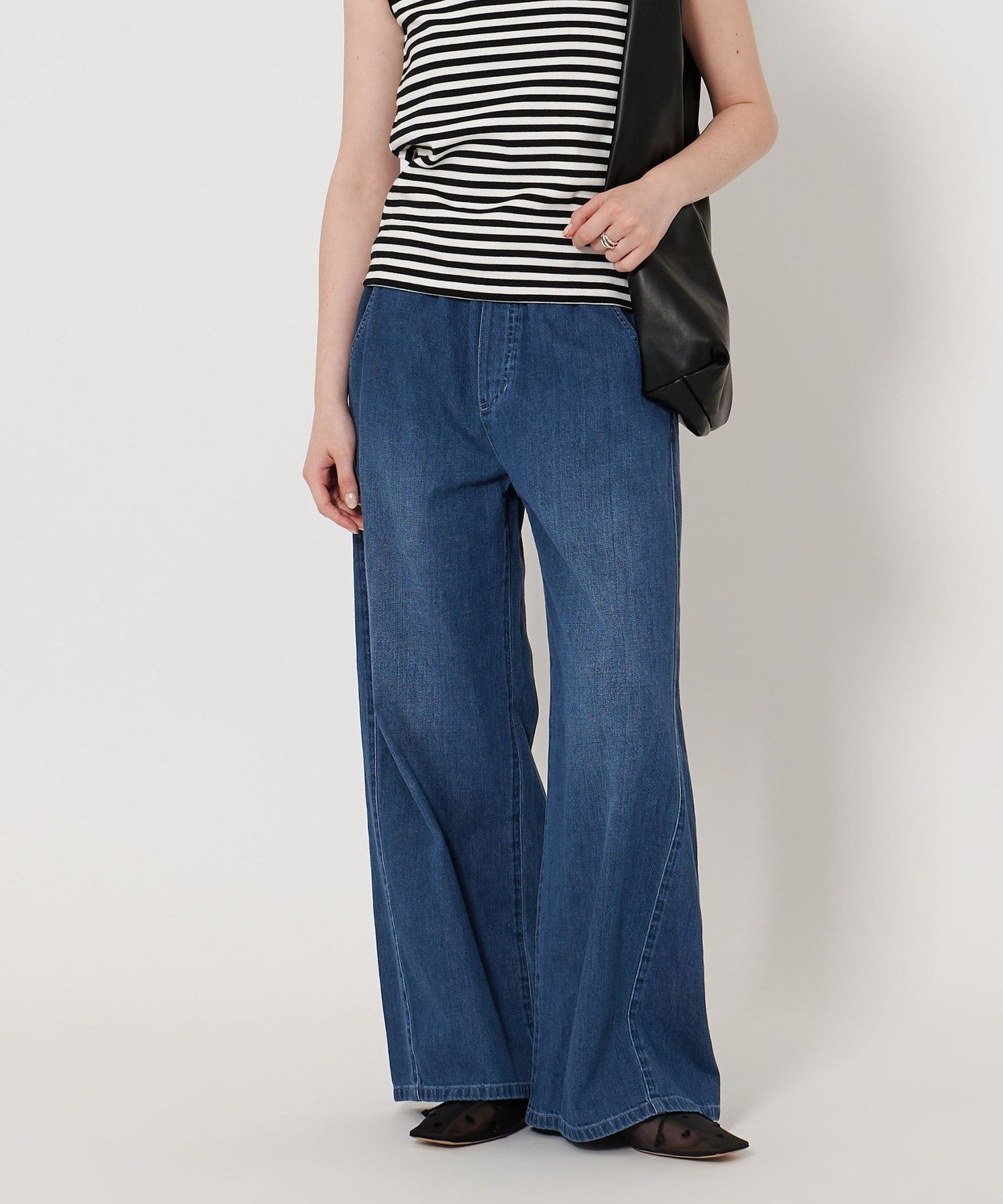 【ユナイテッドアローズ/UNITED ARROWS】のデニム ワイド イージーパンツ 人気、トレンドファッション・服の通販 founy(ファニー) 　ファッション　Fashion　レディースファッション　Ladies' Fashion Online　パンツ　Pants　おすすめ　Recommend　コンパクト　Compact　デニム　Denim　ドローコード　Draw Cord　フィット　Fit　ワイド　Wide　 other-1|ID: prp329100004530343 ipo3291000000032610089