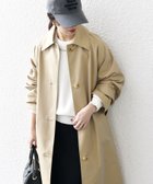 【シップス フォー ウィメン/SHIPS】のSHIPS any 手洗い可能 シャンブレー バルマカーン ロング コート ベージュ|ID: prp329100004530360 ipo3291000000032029056