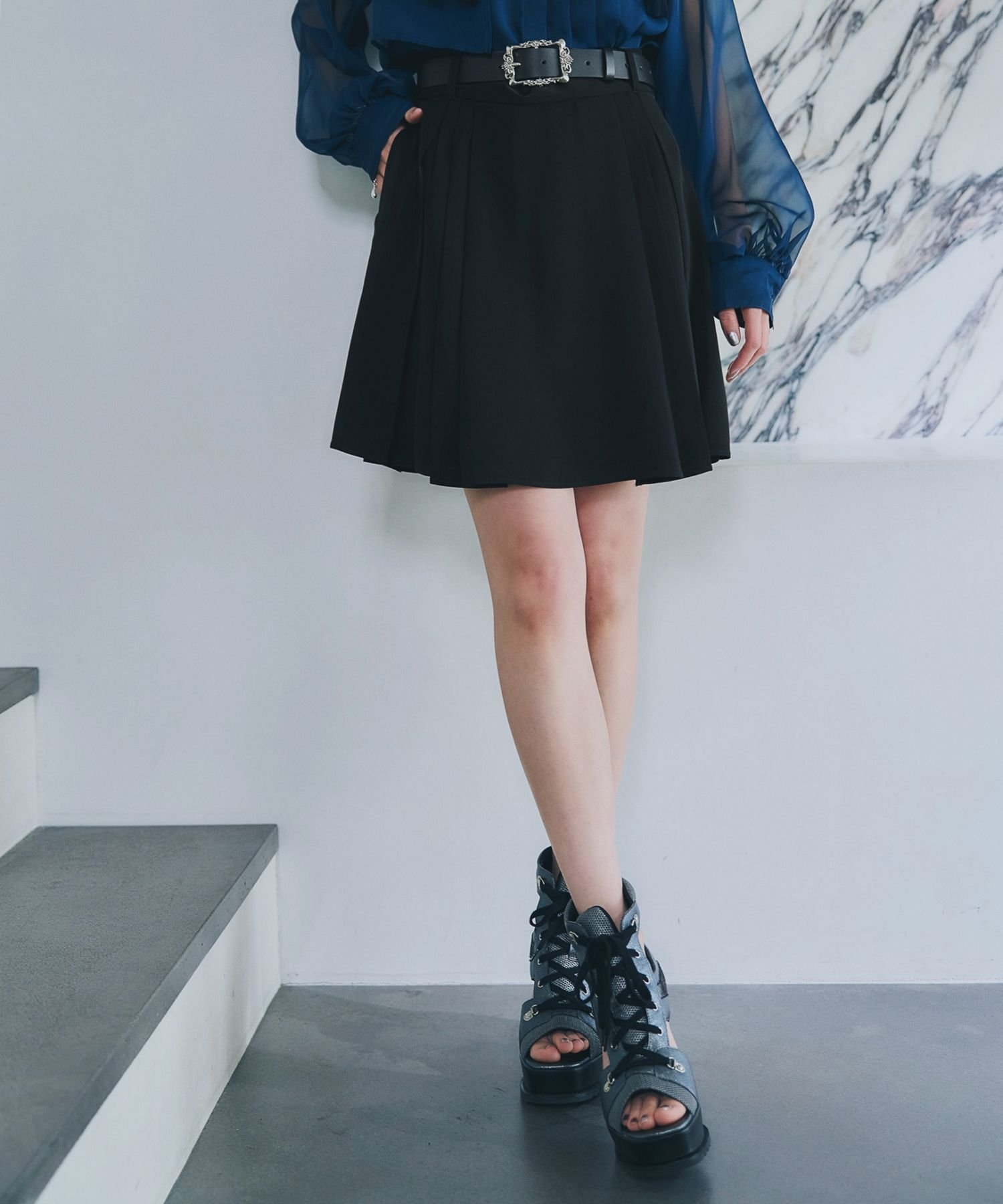 【ハレ/HARE】のトロミパートプリーツスカパン インテリア・キッズ・メンズ・レディースファッション・服の通販 founy(ファニー) 　ファッション　Fashion　レディースファッション　WOMEN　おすすめ　Recommend　インナー　Inner　シンプル　Simple　ジャケット　Jacket　プリーツ　Pleats　人気　Popularity　定番　Standard　ブラック09|ID: prp329100004530364 ipo3291000000032029074