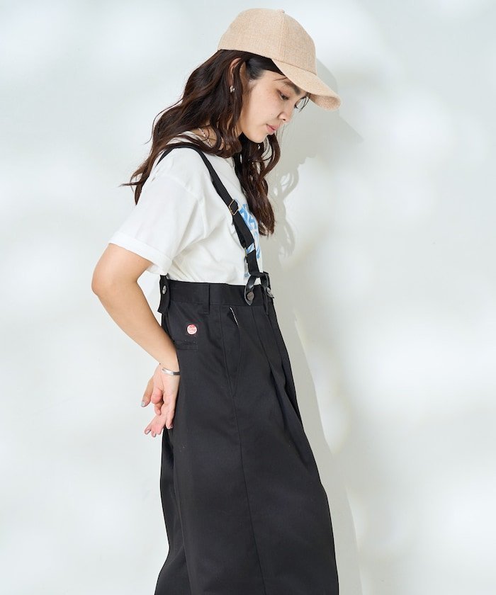 【フリークスストア/FREAK'S STORE】の別注 サスペンダー付き ビッグ2タックツイルパンツ 25SS 人気、トレンドファッション・服の通販 founy(ファニー) 　ファッション　Fashion　レディースファッション　Ladies' Fashion Online　パンツ　Pants　2025年　2025　2025春夏・S/S　Ss,Spring/Summer,2025　おすすめ　Recommend　コンパクト　Compact　サスペンダー　Suspenders　スペシャル　Special　ツイル　Twill　ビッグ　Big　フェミニン　Feminine　メンズ　Mens　ワイド　Wide　ワーク　Work　別注　Special Order　夏　Summer　S/S・春夏　Ss・Spring/Summer　 other-1|ID: prp329100004530377 ipo3291000000032683526