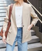 【スピック&スパン/Spick & Span】の《追加》ドライダブルクロスVカラージャケット ベージュ|ID: prp329100004530386 ipo3291000000032657264