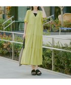 【ラコレ/LAKOLE】の楊柳ティアードワンピース 人気、トレンドファッション・服の通販 founy(ファニー) ファッション Fashion レディースファッション WOMEN ワンピース Dress おすすめ Recommend ティアードワンピース Tiered Dress デコルテ Decolletage デニム Denim ベーシック Basic ボトム Bottom リラックス Relax thumbnail グリーン|ID: prp329100004530400 ipo3291000000032029230