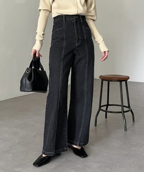 【カプリシューレマージュ/CAPRICIEUX LEMAGE】のセンター切替デニム 人気、トレンドファッション・服の通販 founy(ファニー) ファッション Fashion レディースファッション WOMEN おすすめ Recommend スウェット Sweat センター Center タンク Tank デニム Denim ポケット Pocket 切替 Switching |ID:prp329100004530402