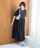 【フリークスストア/FREAK'S STORE】のウエスト ギャザー 切り替え ワンピース【限定展開】 25SS ブラック|ID: prp329100004530407 ipo3291000000033556640