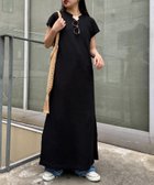 【チャオパニックティピー/CIAOPANIC TYPY】の【低身長・高身長対応/サイズ展開あり【WEB限定】サーマルスキッパーワンピース 人気、トレンドファッション・服の通販 founy(ファニー) ファッション Fashion レディースファッション WOMEN ワンピース Dress スキッパー Skipper ワッフル Waffle 楽ちん Easy thumbnail ブラック|ID: prp329100004530412 ipo3291000000032029299