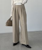 【カプリシューレマージュ/CAPRICIEUX LEMAGE】の【C.L】【セットアップ対応】マーベルトタックパンツ ベージュ|ID: prp329100004530422 ipo3291000000032029332