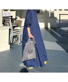 【コーナーズ/CORNERS】の【CORNERS by KR】長袖サイドギャザーシャツワンピース ネイビー|ID: prp329100004530425 ipo3291000000033675022