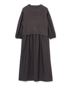 【その他のブランド/Other】のニットベスト付き ワンピース INK_BLACK|ID: prp329100004530446 ipo3291000000032029417