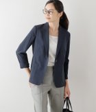 【ニューヨーカー/NEWYORKER】の【ウォッシャブル】ドライライトクロス ノッチドラペル1釦ジャケット 人気、トレンドファッション・服の通販 founy(ファニー) ファッション Fashion レディースファッション WOMEN アウター Coat Outerwear ジャケット Jackets ウォッシャブル Washable 春 Spring シンプル Simple ジャケット Jacket スリット Slit ポケット Pocket S/S・春夏 Ss・Spring/Summer おすすめ Recommend 夏 Summer 旅行 Travel ビジネス 仕事 通勤 Business thumbnail ネイビー|ID: prp329100004530452 ipo3291000000032362209