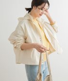 【アーバンリサーチ ドアーズ/URBAN RESEARCH DOORS】のショート丈マウンテンパーカー IVORY|ID: prp329100004530455 ipo3291000000032239673