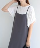 【その他のブランド/Other】のとろみ ストレート Iライン キャミ ワンピース evernavy エバーネイビー チャコールグレー|ID: prp329100004530456 ipo3291000000032029456