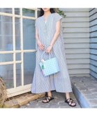 【フリークスストア/FREAK'S STORE】のインド ボイル スキッパーフレアワンピース ペチワンピース付き 25SS チャコールグレー|ID: prp329100004530463 ipo3291000000033567576