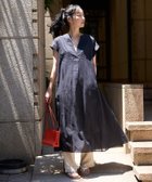 【フリークスストア/FREAK'S STORE】のインド ボイル スキッパーフレアワンピース ペチワンピース付き 25SS ブラック|ID: prp329100004530463 ipo3291000000033567577
