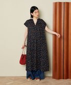 【フリークスストア/FREAK'S STORE】のインド ボイル スキッパーフレアワンピース ペチワンピース付き 25SS ワインレッド|ID: prp329100004530463 ipo3291000000033567579