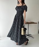 【ナイスクラップ/NICE CLAUP】の【全骨格細見え】シャーリング半袖ワンピ S/M展開 ブラック系その他|ID: prp329100004530484 ipo3291000000032527639