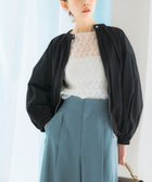 【アーバンリサーチ ロッソ/URBAN RESEARCH ROSSO】のギャザーボリュームブルゾン BLACK|ID: prp329100004530487 ipo3291000000032029605