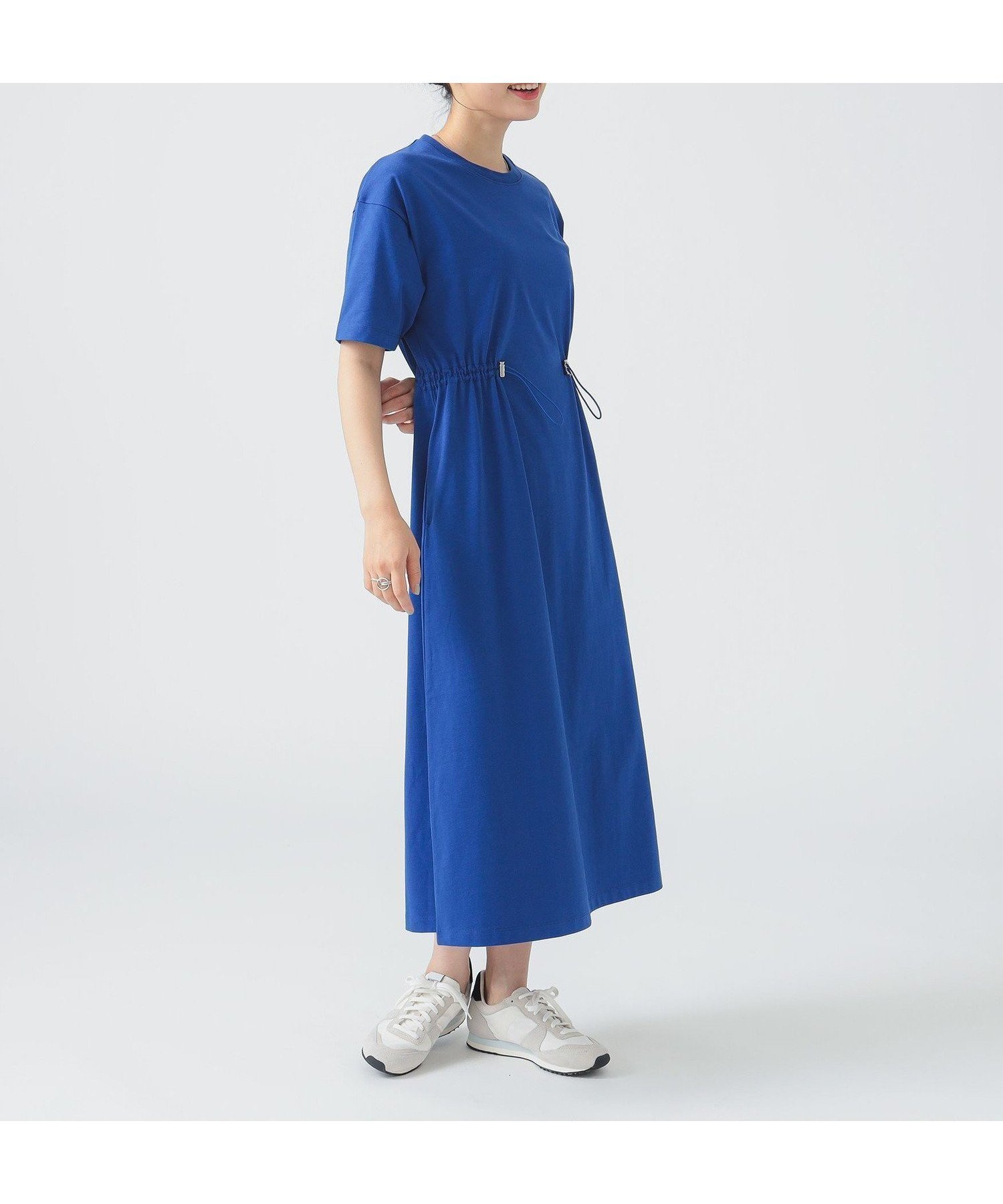 【ビーミングライフストアバイビームス/B:MING LIFE STORE by BEAMS】の【+15%ポイントバック】ウエスト ドローストリング ワンピース(S~M) 25SS スポーツミックス インテリア・キッズ・メンズ・レディースファッション・服の通販 founy(ファニー) 　ファッション　Fashion　レディースファッション　WOMEN　ワンピース　Dress　スポーツウェア　Sportswear　スポーツ ワンピース　Sports One Piece　2025年　2025　2025春夏・S/S　Ss,Spring/Summer,2025　おすすめ　Recommend　スポーツ　Sports　ドローコード　Draw Cord　ドローストリング　Drawstring　ミックス　Mix　エレガント 上品　Elegant　BLUE|ID: prp329100004530492 ipo3291000000032029624