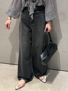 【ミラオーウェン/Mila Owen】のルーズフィットバギーデニムパンツ BLK[009]|ID: prp329100004530495 ipo3291000000032029631