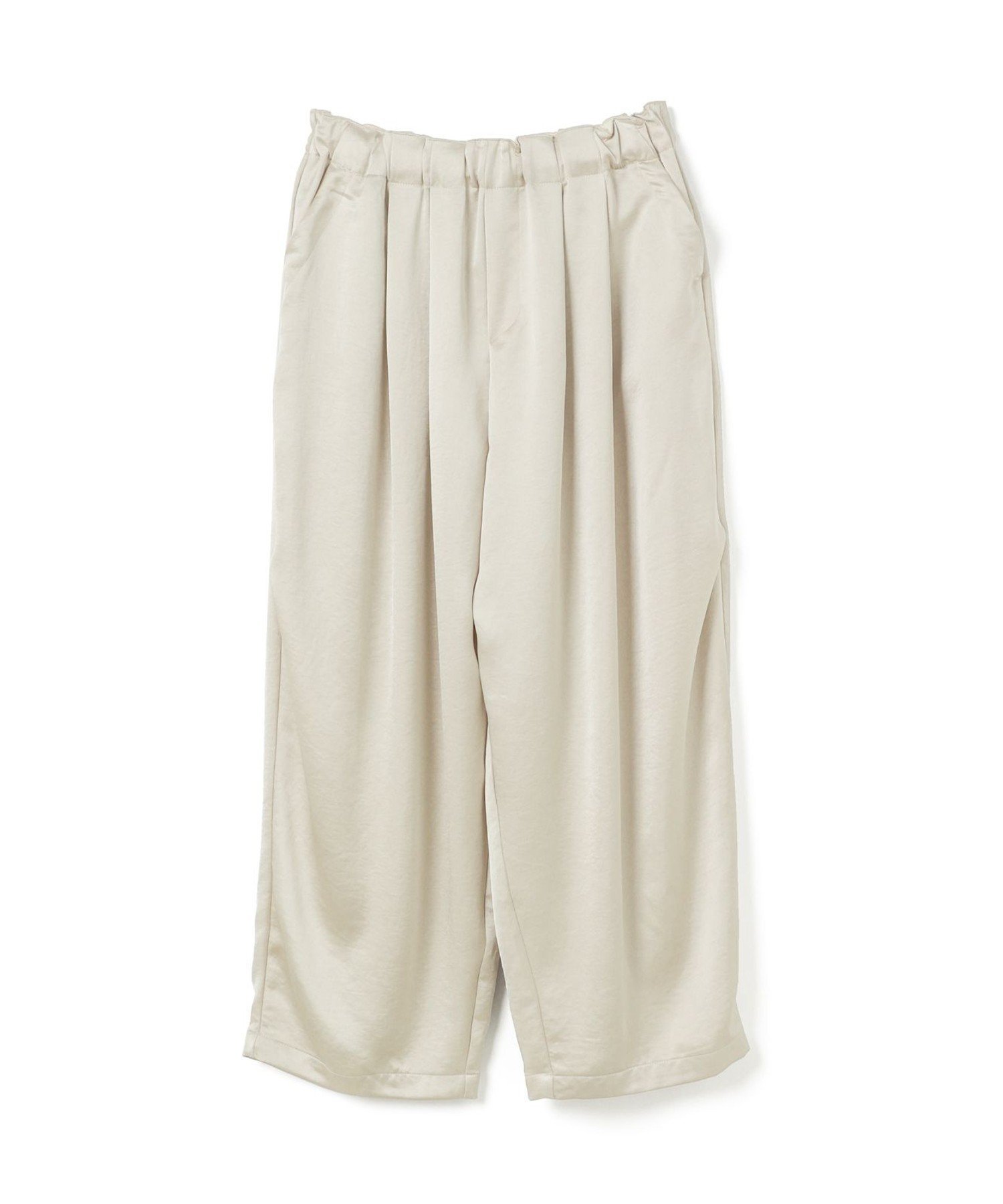 【マーコート/MARcourt】のmizuiro ind サテンワイドカーゴパンツ インテリア・キッズ・メンズ・レディースファッション・服の通販 founy(ファニー) 　ファッション　Fashion　レディースファッション　Fashion for Women　パンツ　Pants & Trousers　カーゴパンツ　Cargo Pants, Utility Pants　サテン　Satin, Glossy Fabric　人気　Popular, Best Seller　今季　This Season, Current Season　ライトベージュ|ID: prp329100004530507 ipo3291000000032748090