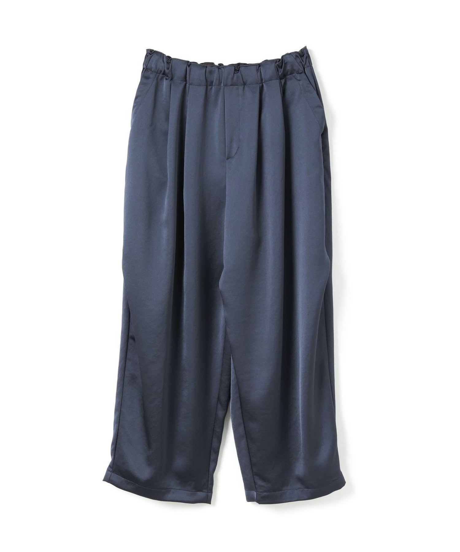 【マーコート/MARcourt】のmizuiro ind サテンワイドカーゴパンツ インテリア・キッズ・メンズ・レディースファッション・服の通販 founy(ファニー) 　ファッション　Fashion　レディースファッション　Fashion for Women　パンツ　Pants & Trousers　カーゴパンツ　Cargo Pants, Utility Pants　サテン　Satin, Glossy Fabric　人気　Popular, Best Seller　今季　This Season, Current Season　ネイビー|ID: prp329100004530507 ipo3291000000032748091