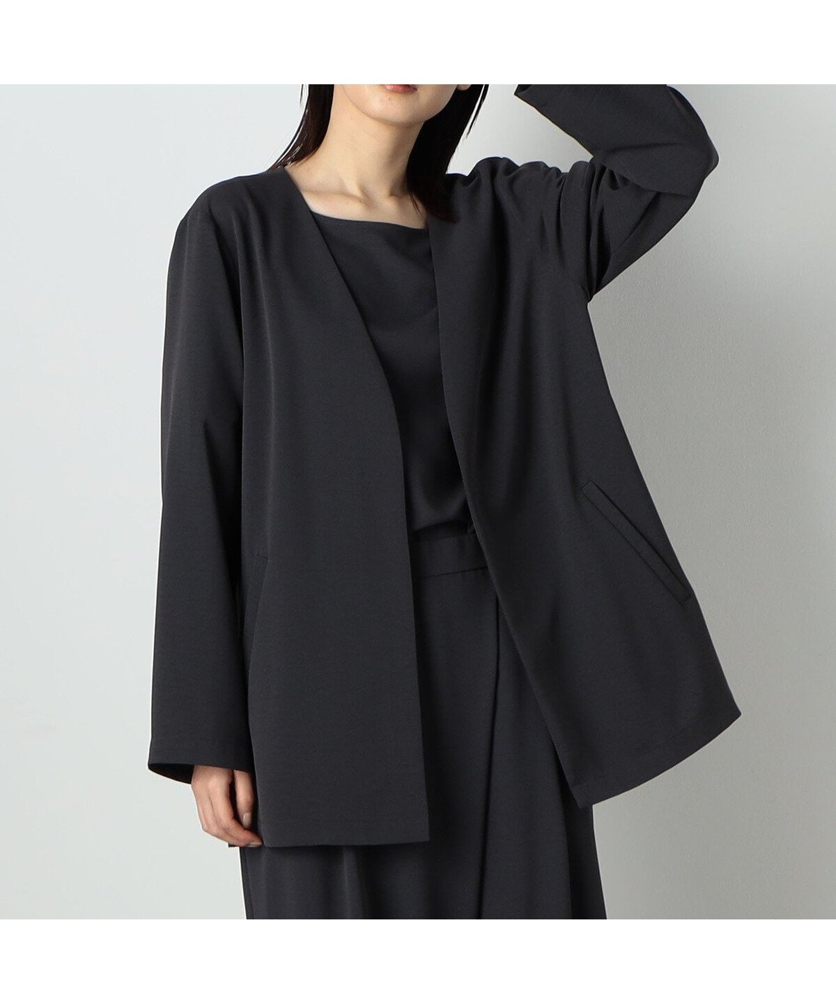 【コムサイズム/COMME CA ISM】の【UVカット・吸水速乾・接触冷感】kireri 着流しジャケット 人気、トレンドファッション・服の通販 founy(ファニー) 　ファッション　Fashion　レディースファッション　WOMEN　アウター　Coat Outerwear　ジャケット　Jackets　ジャケット　Jacket　吸水　Water Absorption　 other-1|ID: prp329100004530514 ipo3291000000032351962