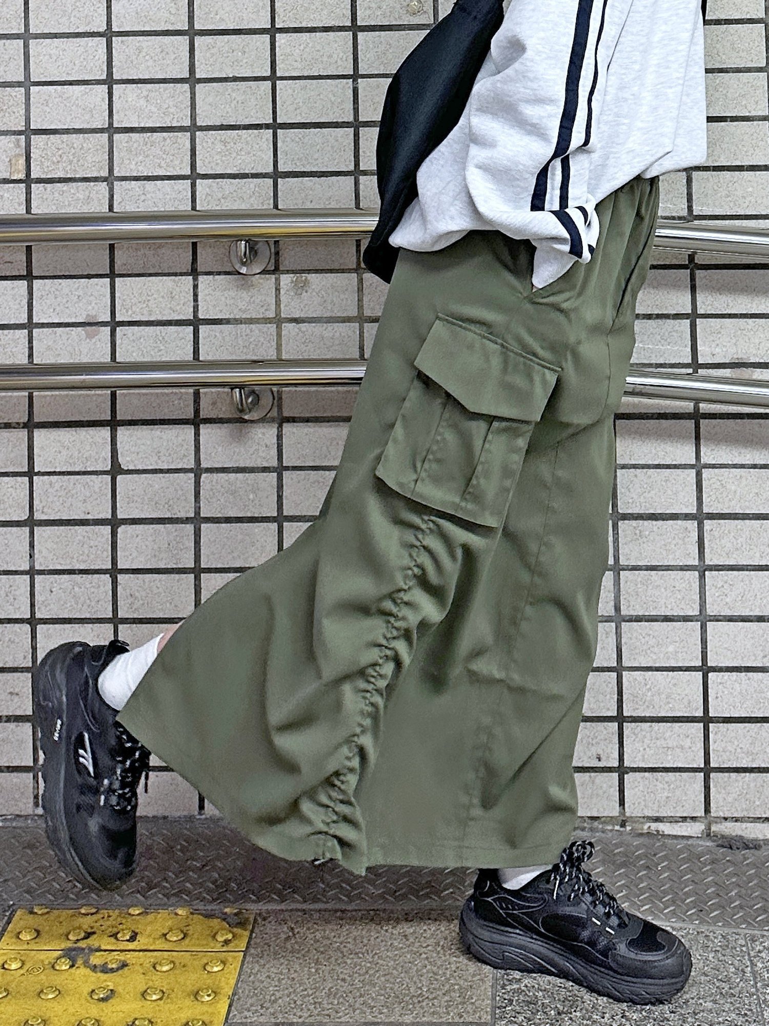 【シーピーシーエム/CPCM】の【全骨格タイプOK】ツイルカーゴスカート 人気、トレンドファッション・服の通販 founy(ファニー) 　ファッション　Fashion　レディースファッション　WOMEN　スカート　Skirt　ドローコード　Draw Cord　ループ　Loop　ロング　Long　 other-1|ID: prp329100004530556 ipo3291000000032312989