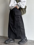 【シーピーシーエム/CPCM】の【全骨格タイプOK】ツイルカーゴスカート 人気、トレンドファッション・服の通販 founy(ファニー) ファッション Fashion レディースファッション WOMEN スカート Skirt ドローコード Draw Cord ループ Loop ロング Long thumbnail ブラック|ID: prp329100004530556 ipo3291000000032313009
