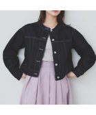 【インデックス/INDEX】のノーカラーGジャン【洗濯機洗い可】 人気、トレンドファッション・服の通販 founy(ファニー) ファッション Fashion レディースファッション WOMEN アウター Coat Outerwear スリーブ Sleeve デニム Denim バランス Balance フロント Front ポケット Pocket thumbnail ネイビー|ID: prp329100004530567 ipo3291000000032207258